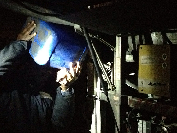Bus repairs